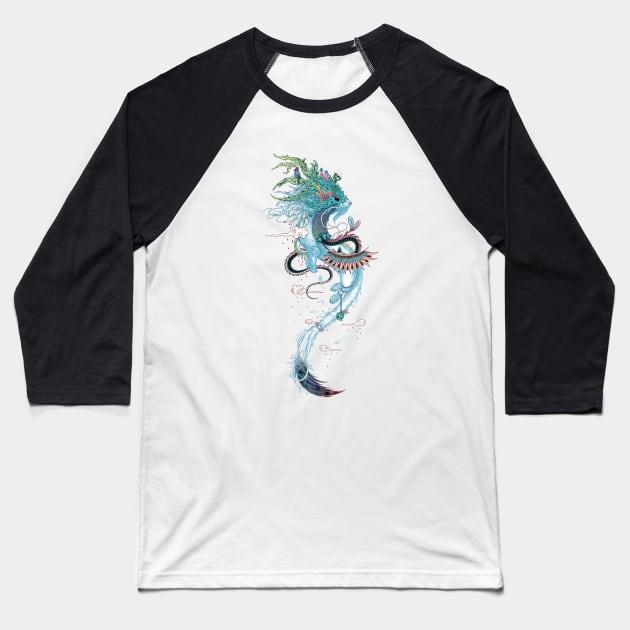 Journeying Spirit (Ermine) Baseball T-Shirt by MatMiller